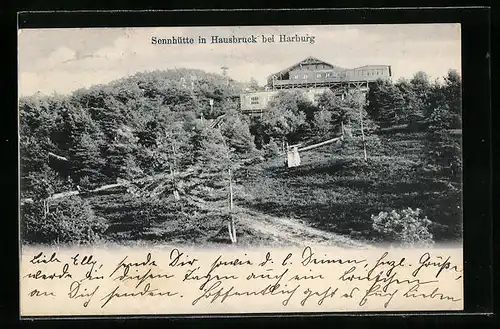 AK Hausbruch, Blick zur Sennhütte