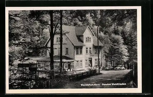 AK Wendefurt /Harz, Pension Waldfrieden