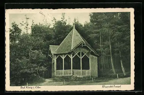 AK Bad König im Odenwald, Weyprecht-Tempel