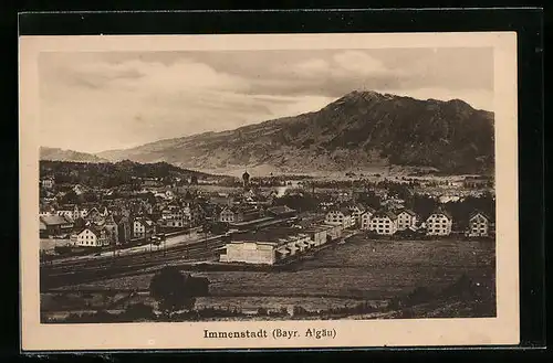 AK Immenstadt (Bayr. Allgäu), Totalansicht aus der Vogelschau