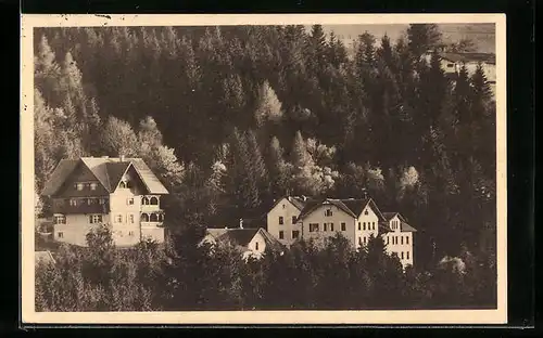 AK Sulzbrunn im Allgäu, Teilansicht aus der Vogelschau