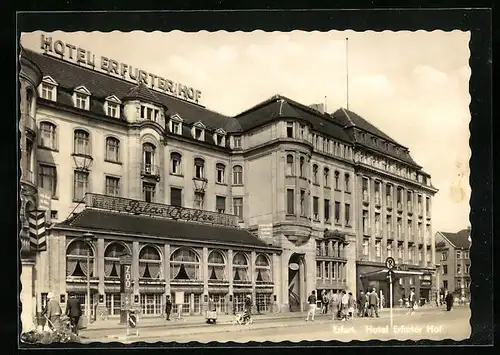 AK Erfurt, Hotel Erfurter Hof