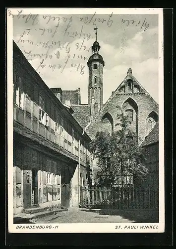 AK Brandenburg /Havel, St. Pauli Winkel