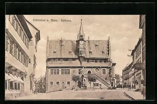 AK Ochsenfurt a. M., am Rathaus