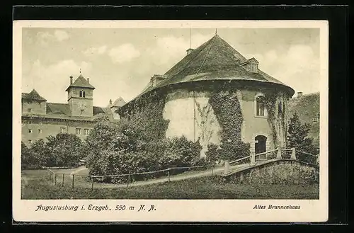 AK Augustusburg i. Erzgeb., Altes Brunnenhaus