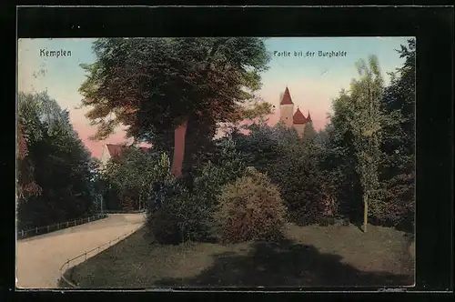 AK Kempten, Partie bei der Burghalde