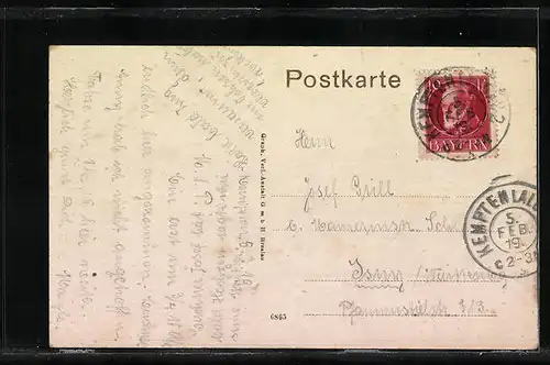 AK Kempten, Partie bei der Burghalde