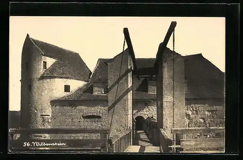 AK Wildenstein, Burg mit Zugbrücke