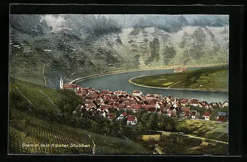 AK Bremm, Gesamtansicht mit Kloster Stubben