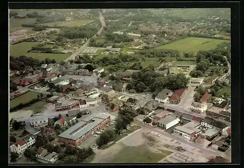 AK Leck /Nordfriesl., Teilansicht, Fliegeraufnahme