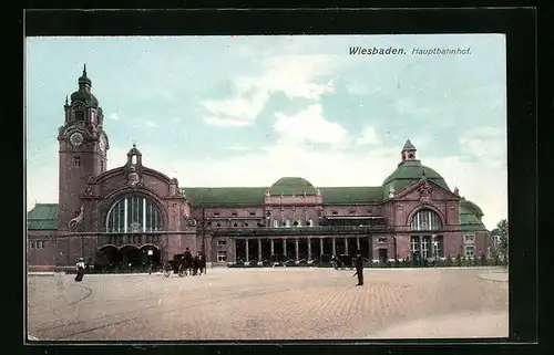 AK Wiesbaden, Hauptbahnhof