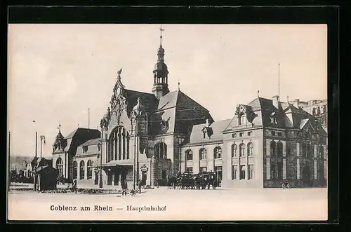 AK Coblenz am Rhein, Hauptbahnhof