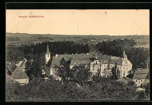 AK Ostritz i. Sa., Blick auf das Kloster Mariental