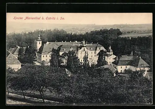 AK Ostritz i. Sa., Totale des Klosters Mariental