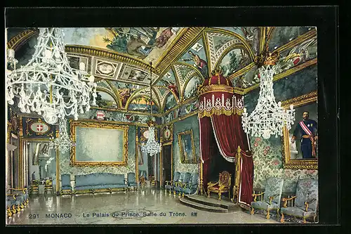 AK Monaco, Le Palais du Prince, Salle du Trone