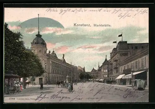 AK Konstanz / Bodensee, Marktstätte