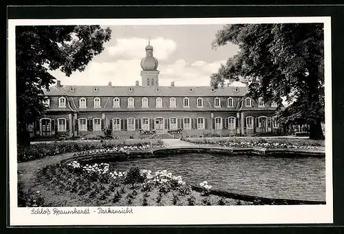 AK Braunshardt / Darmstadt, Schloss, Parkansicht