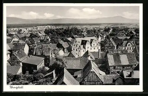 AK Pfungstadt, Gesamtansicht aus der Vogelschau