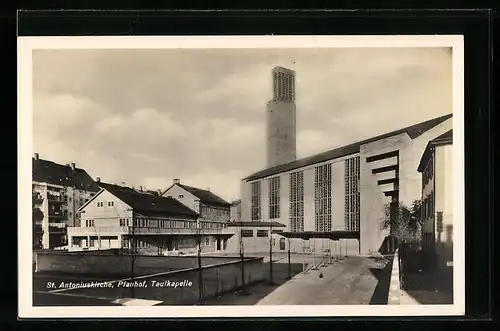 AK Basel, St. Antoniuskirche, Pfauhof, Taufkapelle