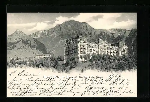 AK Caux, Grand Hotel de Caux et Rochers de Naye