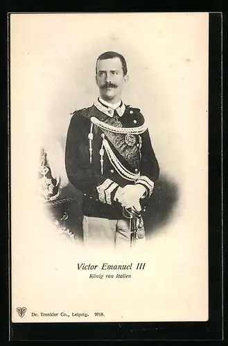 AK Victor Emanuel III., König von Italien