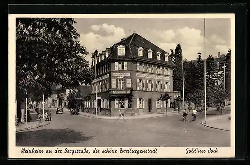 AK Weinheim an der Bergstrasse, Gasthaus Gold`ner Bock