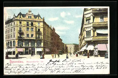 AK Berlin-Spandau, Neuendorfer Strasse