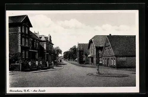 AK Horneburg /N.-E., Hotel am Sande mit Klug`s Hotel
