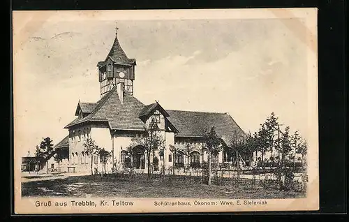 AK Trebbin /Kr. Teltow, Gasthaus Schützenhaus