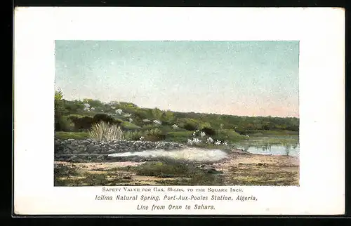 AK Port-Aux-Poules, Icilma Natural Spring, Safety Valve for Gas