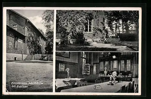 AK Bautzen, Gasthof Einkehrhaus Adolfshütte