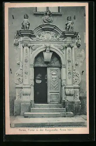 AK Narwa, Portal in der Burgstrasse