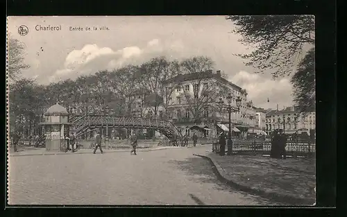 AK Charleroi, Entrée de la Ville