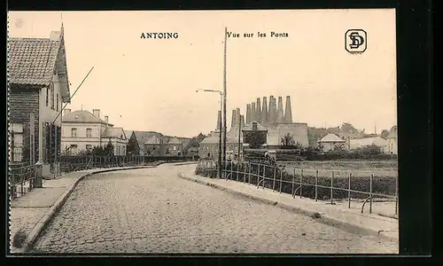 AK Antoing, Vue sur les Ponts