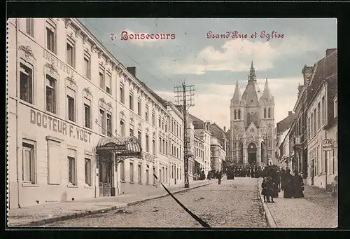 AK Bonsecours, Grand` Rue et Eglise