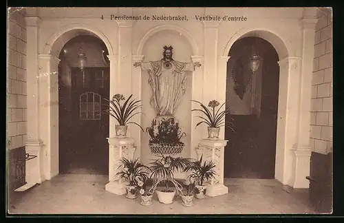 AK Nederbrakel, Pensionnat de Nederbrakel, Vestibule d`entrrée