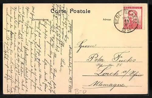 AK Nederbrakel, Pensionnat de Nederbrakel, Vestibule d`entrrée