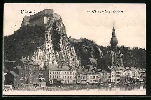 AK Dinant, La Citadelle et Eglise