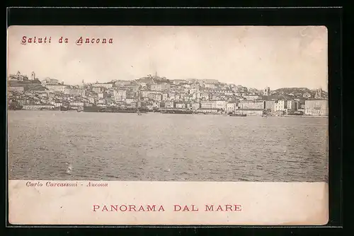 AK Ancona, Panorama dal mare