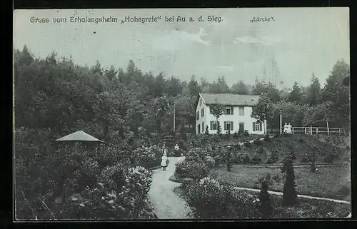 AK Au a. d. Sieg, Erholungsheim Hohegrete, Lärche