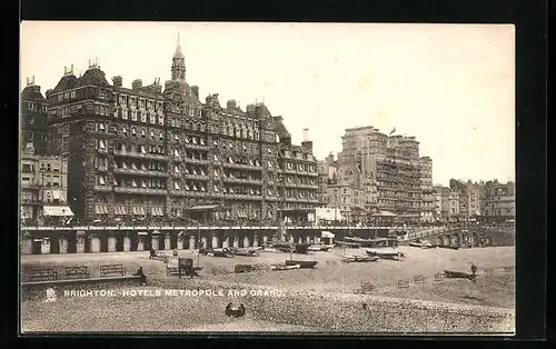 AK Brighton, Hotels Metropole and Grand