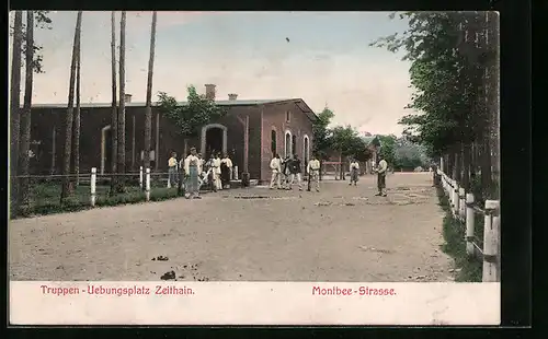 AK Zeithain, Truppen-Uebungsplatz, Montbee-Strasse