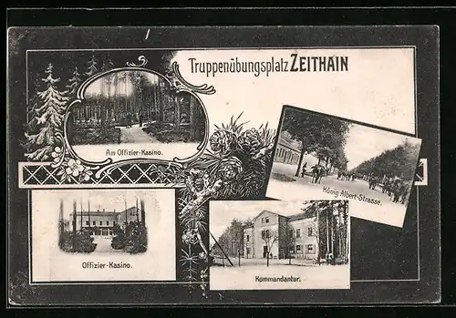 AK Zeithain, Truppenübungsplatz, Kommandantur, König-Albert-Strasse