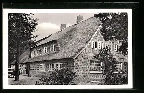 AK Kakenstorf, Gasthof Estetal mit Einfahrt