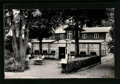 AK Gothmund, Gasthaus Fischerklause, Aussenbereich