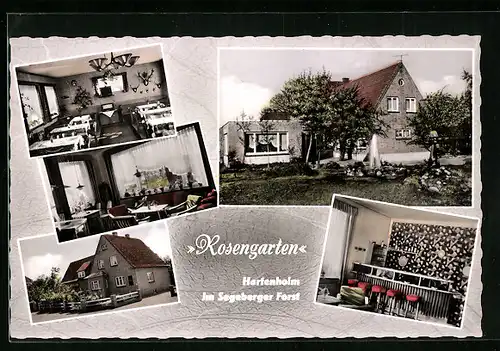 AK Hartenholm, Rosengarten, Pension und Cafe Voss