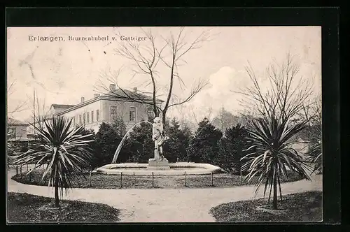 AK Erlangen, Brunnenbuberl v. Gasteiger