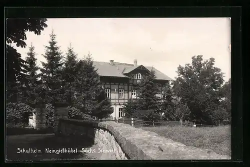 AK Kleingiesshübel /Sächs. Schweiz, Ansicht Schulheim