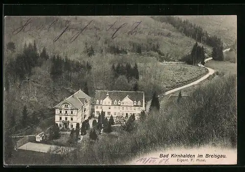 AK Bad Kirnhalden im Breisgau, Hotel Bad Kirnhalden F. Huse