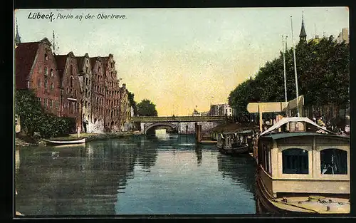 AK Lübeck, Partie an der Obertrave